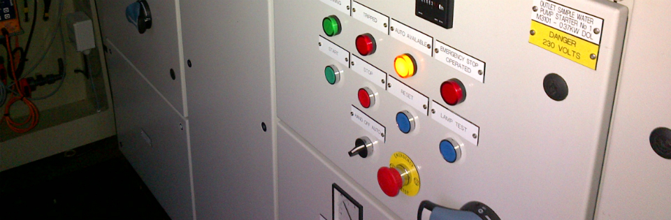 MCC installed for the control of screening equipment